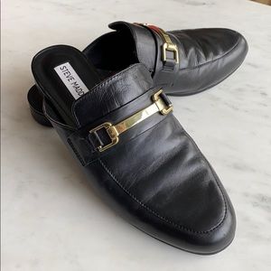 Steve Madden Kandi Black Leather Loafer